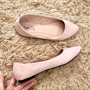 Rue 21 dusty pink flats
